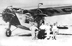 Augustin Parla flew a bi-wing seaplane to Cuba bi-wing seaplane